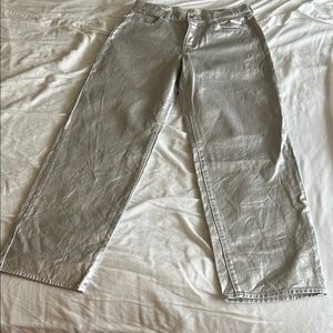 Universal Thread Silver Metallic Pants